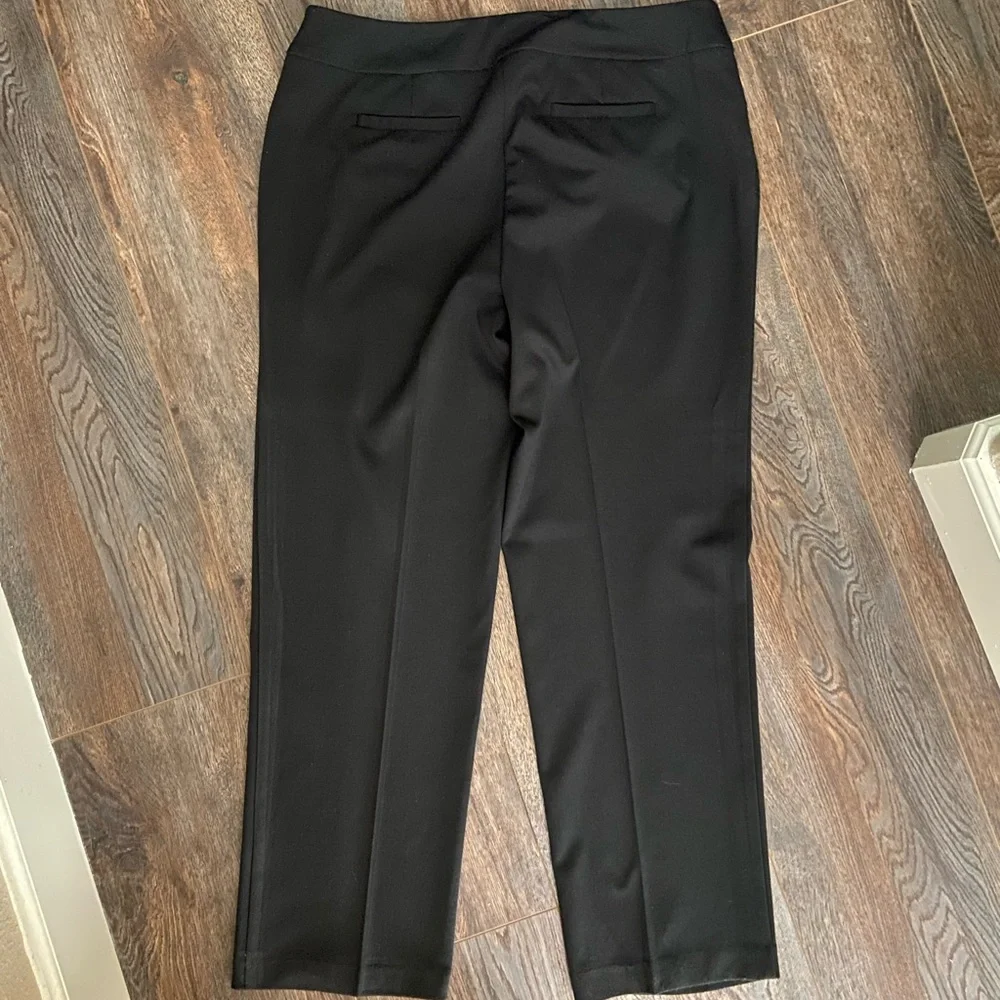 Avenue black knit trousers